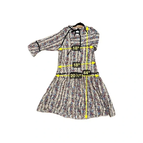 POL Fairy Grunge Semi Sheer‎ Lace Midi Dress Womens Size S Whimsigoth Romance - Picture 8 of 8